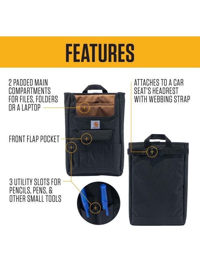 Carhartt Gear B0000556 Front Seat Car Organizer - One Size Fits All - Black - Image 2