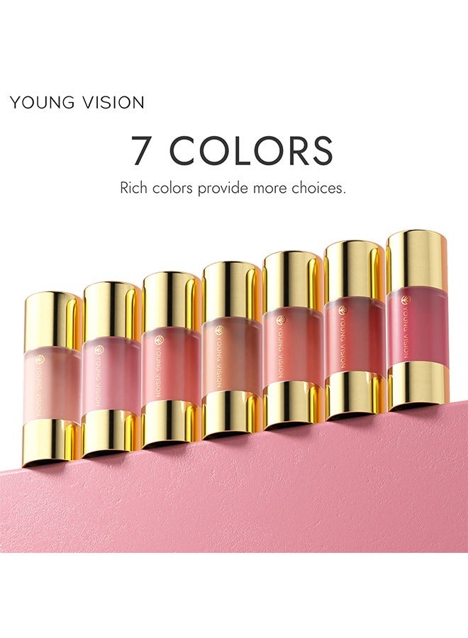 YOUNG VISION Liquid Blusher - Soft Matte Finish Cream Blush Liquid Blush Cream Blush Makeup Lightweight, Smooth Brightening Rouge,Waterproof  Liquid Blusher #05 - Image 4