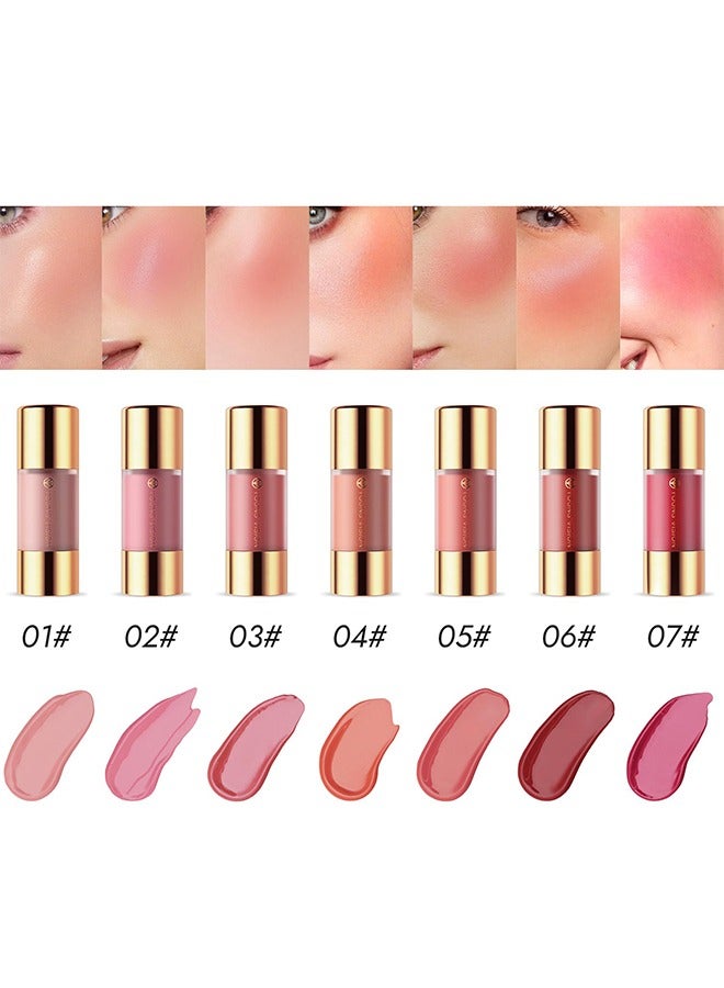 YOUNG VISION Liquid Blusher - Soft Matte Finish Cream Blush Liquid Blush Cream Blush Makeup Lightweight, Smooth Brightening Rouge,Waterproof  Liquid Blusher #05 - Image 5