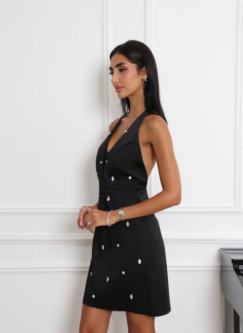 منزل ريانا Minuit Scintillant dress