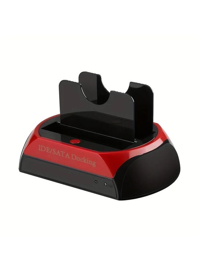 USB Hard Drive Docking Station Dual Slot Reader for 2.5 and 3.5 Inch SATA IDE HDD SSD - Image 1