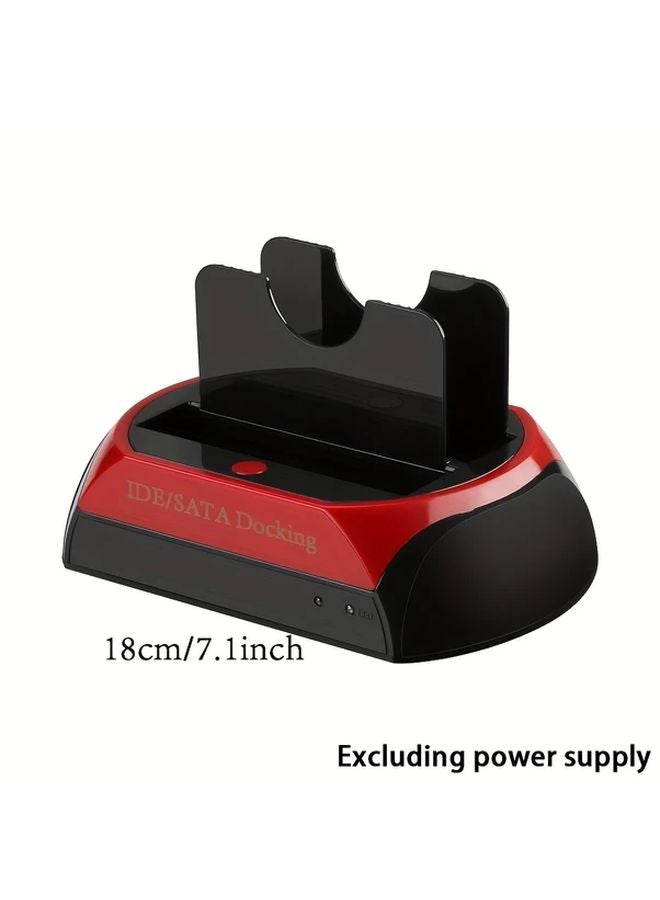 USB Hard Drive Docking Station Dual Slot Reader for 2.5 and 3.5 Inch SATA IDE HDD SSD - Image 2
