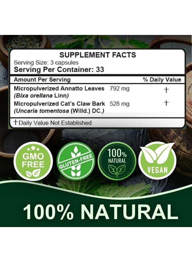 Hanan Prostate Supplements for Men 100 Capsules - Prostasan Blended with Annatto, Humanpinta, Cat's Claw, Horsetail and Soldier's Herb - Prostate Health from Peru - Image 5