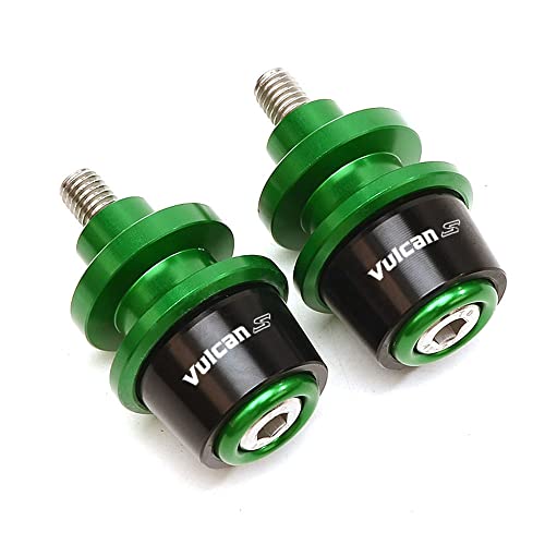 MOWOK Motorcycle Accessories Aluminum Swing arm Spools Slider Stand Screw Fits For KAWASAKI Vulcan S 650 2015-2024 2025 (Green) - Image 4