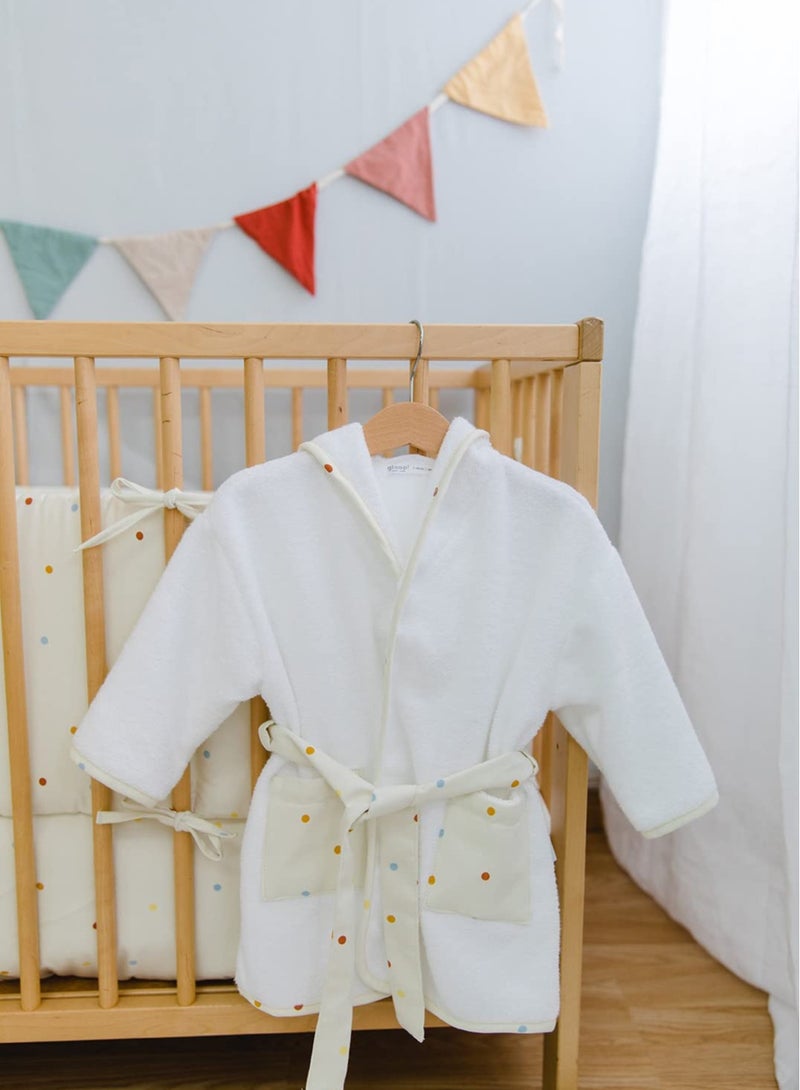 Gloop! Organic Bath Robe Colored Confetti 12-24m - Image 3