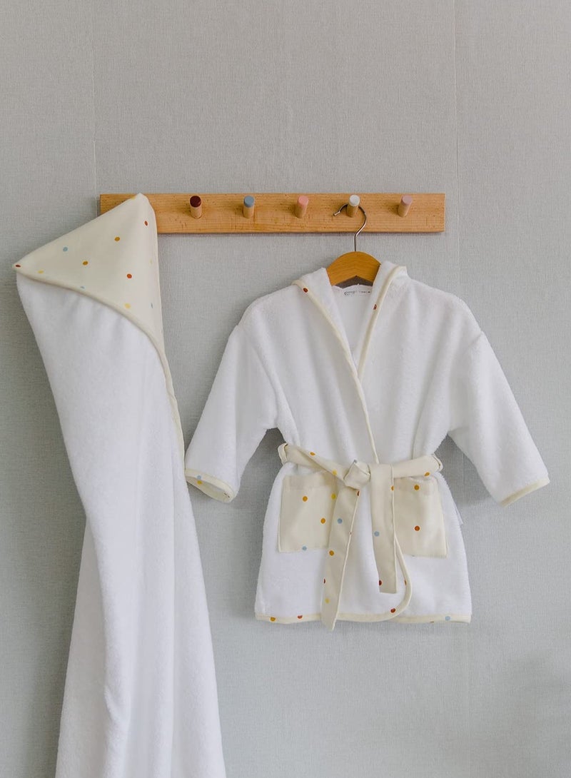 Gloop! Organic Bath Robe Colored Confetti 12-24m - Image 2