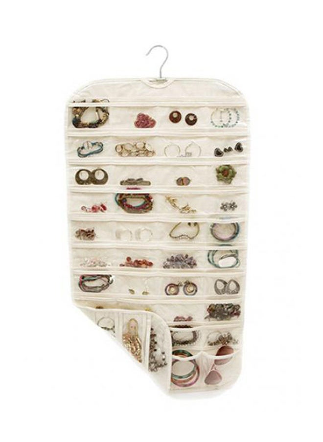 NIBEMINENT - 80 Pockets 2 Side Hanging Jewelry Accessories Organizer - Image 1
