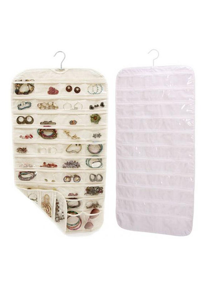 NIBEMINENT - 80 Pockets 2 Side Hanging Jewelry Accessories Organizer - Image 1