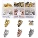 AD BEADS 75 Pieces in 5 Colors 25 Pieces Dragon1 Heads Beads Plus Matching 50 Pieces Double Heishi Spacers Connector Charm Beads Jewelry Making Craft - Image 2