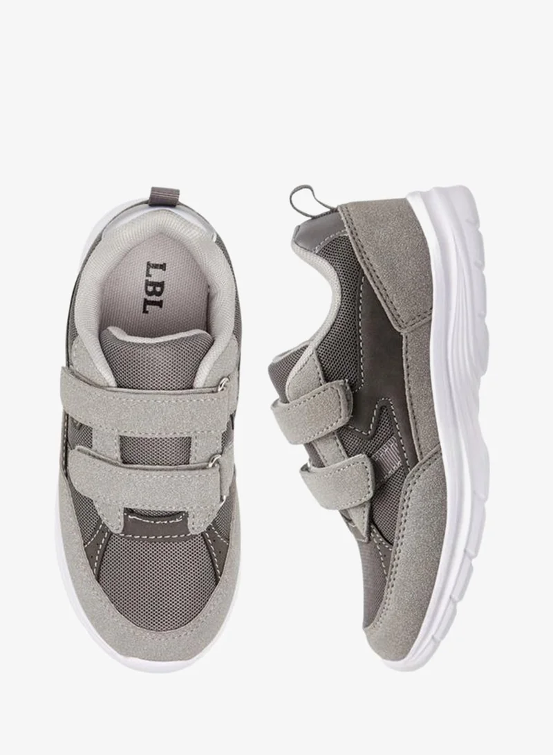 LBL by Shoexpress GREY Boys' Hook And Loop Sneakers for Men | Best Price UAE