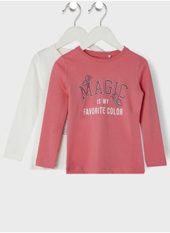 NAME IT Kids 2 Pack Printed Top  - Image 1
