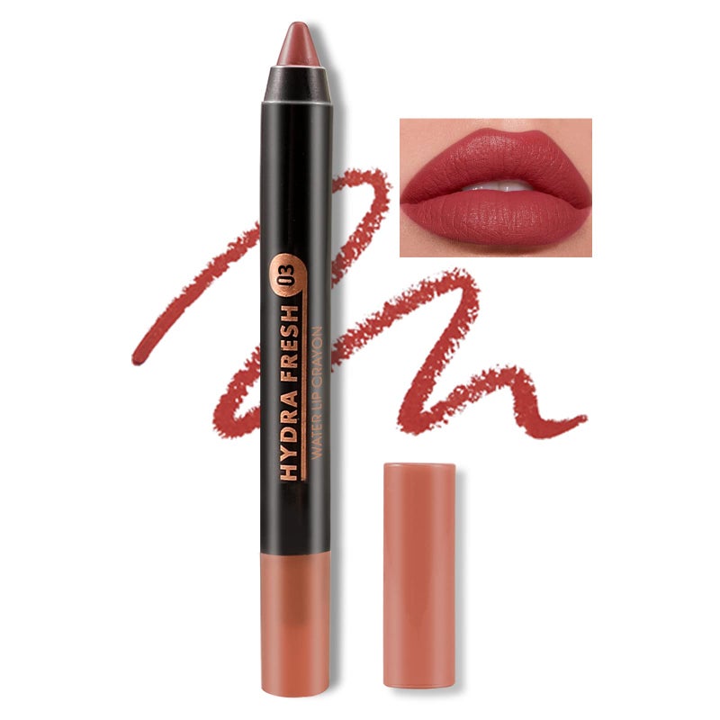 Boobeen Velvety Creamy Matte Lip Liner - Full Coverage High Pigment Waterproof Long Lasting Lipstick for Women, Matte Lip Color with Smooth Finish - Image 1