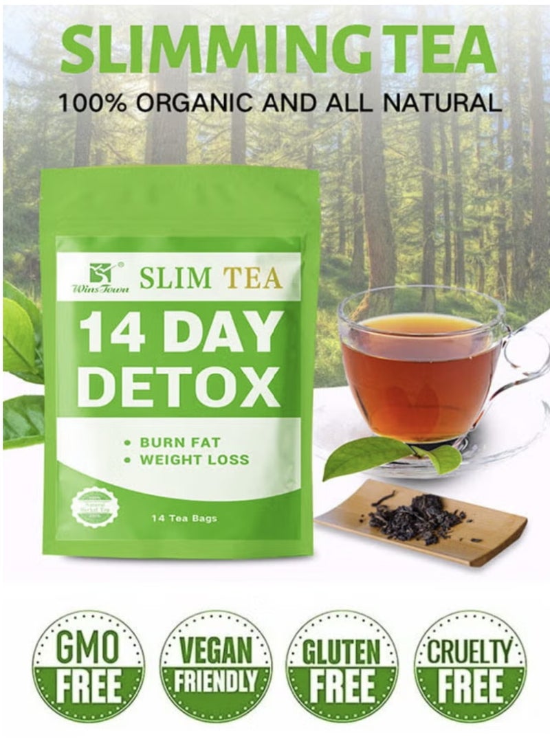 Original 14-Day Organic Weight Loss Tea Detox Tummy Tea Support Healthy Digestion And Metabolism 14 Bags - Image 2