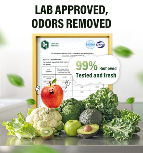 FLAWNT Fridge Deodorizer Baking Soda Alternative for Refrigerator and Freezer LongLasting Odor Eliminator for Smelly Fridge Compact Kitchen Essential for Home Apartment and RV - Image 3