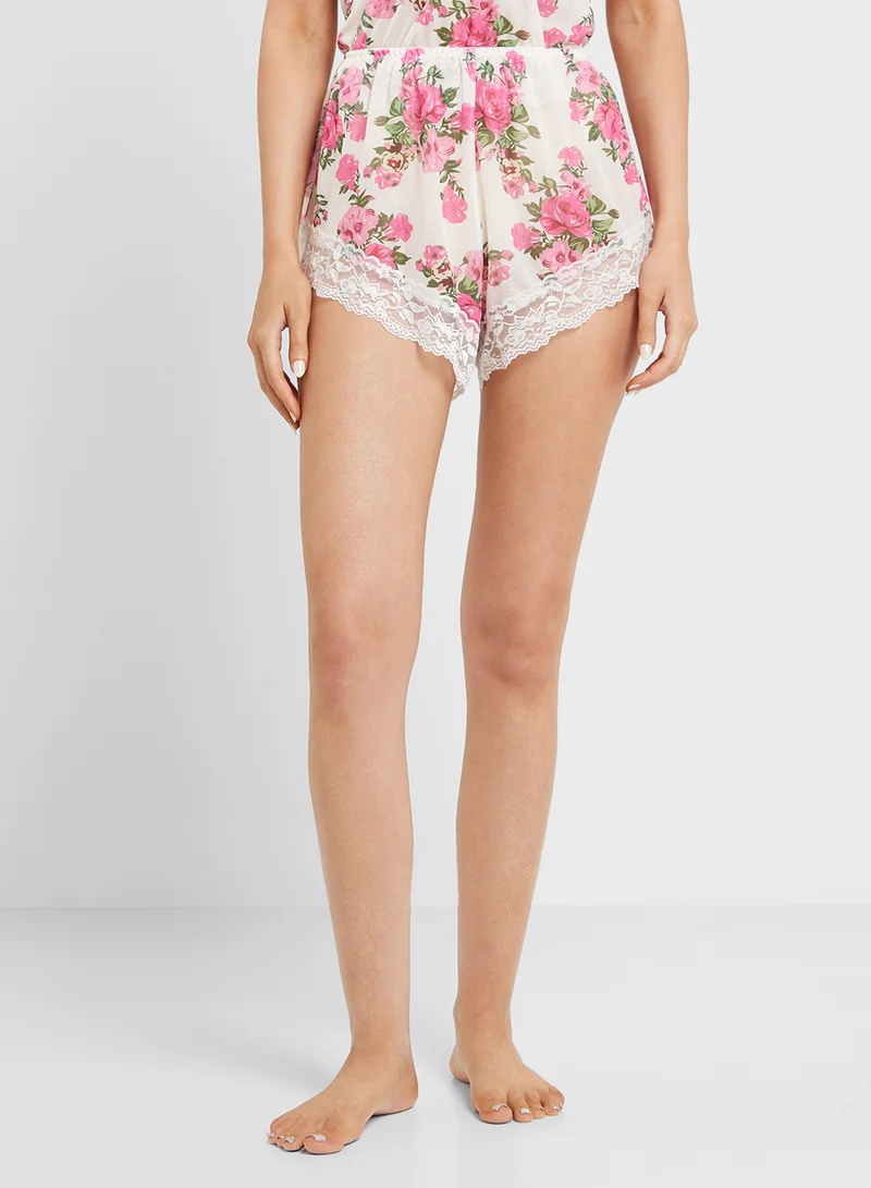 ELLA Floral Chemise & Short Set