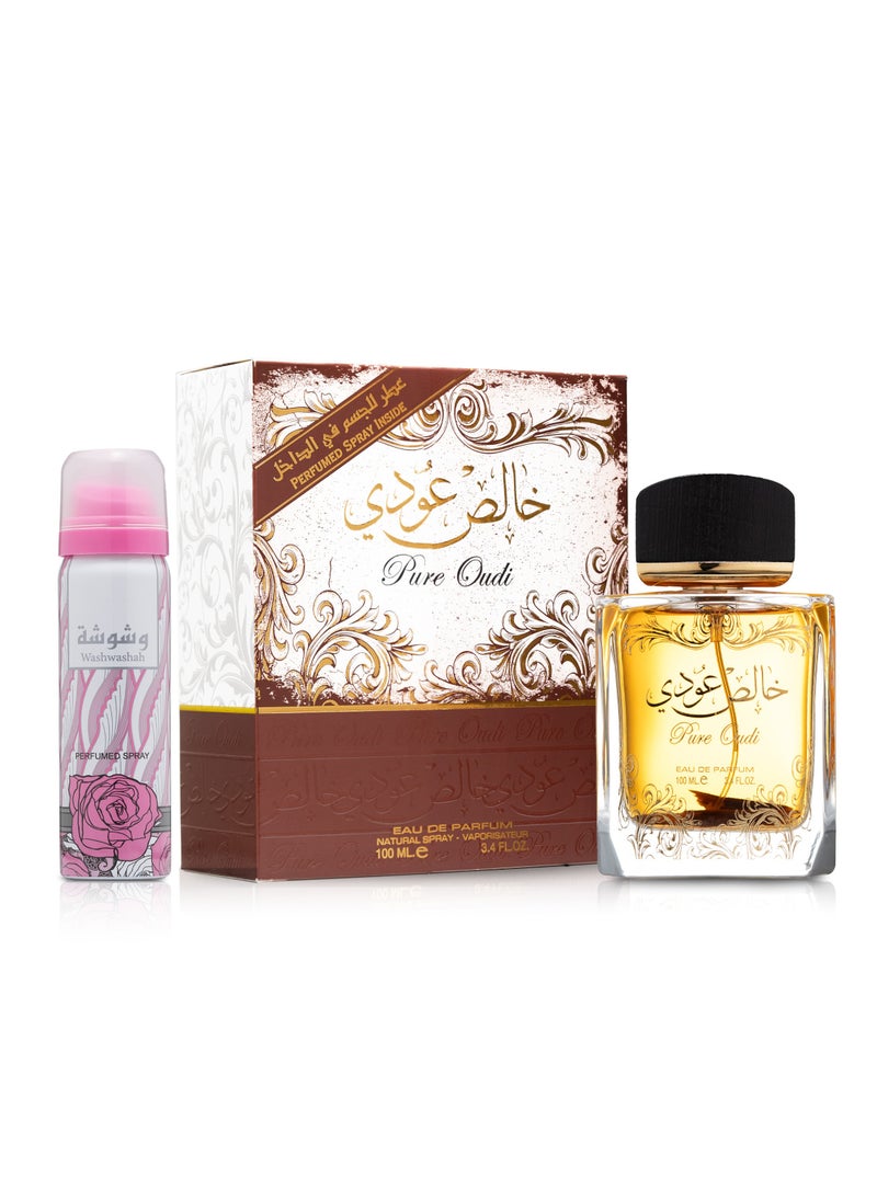 Pure Oudi EDP With Perfumed Spray 100 + 50ml
