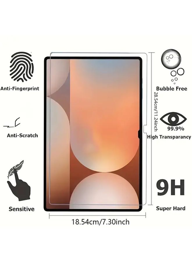Tempered Glass Screen Protectors 12.4 Inch for Galaxy S9 FE Plus 2 Pack - Image 2