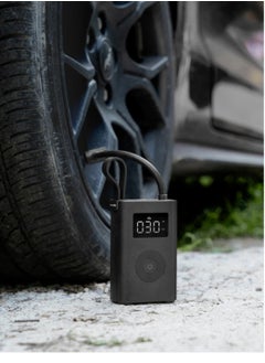 HOTO Compact Smart Inflator – HOTO Inflatable Treasure with Auto-Stop, Built-in Tire Pressure Gauge, 2000mAh Dual Lithium Battery, Fast Inflation for Tires, Balls & More – Black – QWCQA001  - Image 2
