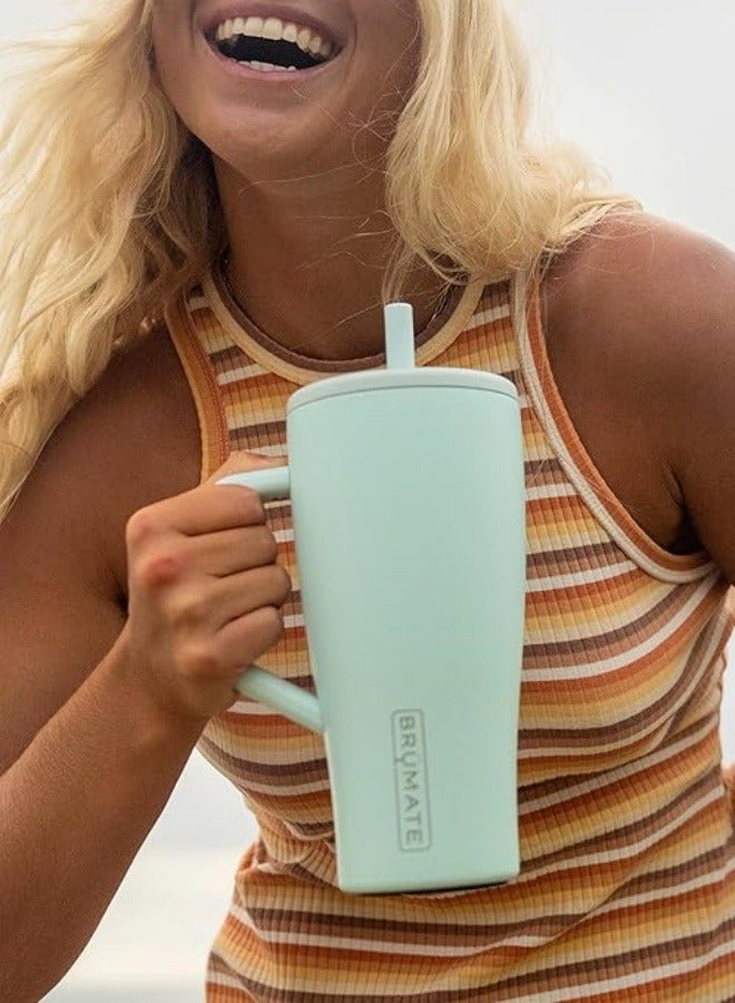 BruMate BrüMate Era 40 oz Tumbler with Handle and Straw | 100% Leakproof Insulated Tumbler with Lid and Straw | Made of Stainless Steel | Cup Holder Friendly Base | 40oz - Image 2