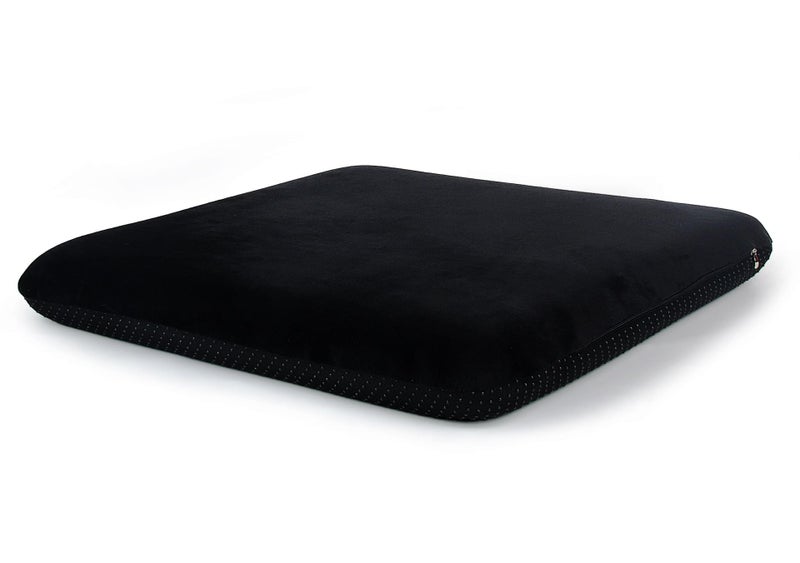 Sigmat Recliner Cushion for Elderly with Memory Foam 20x20x3 Inches Large Square Seat Cushion for Recliner Chair Floor Pillow Truck Seat Cushion Black - Image 2