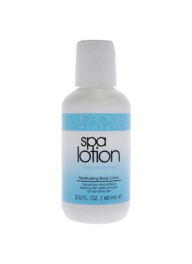 JEROME MOMENTS Spa Lotion Fragance Free Body Lotion Unisex 2 Oz 