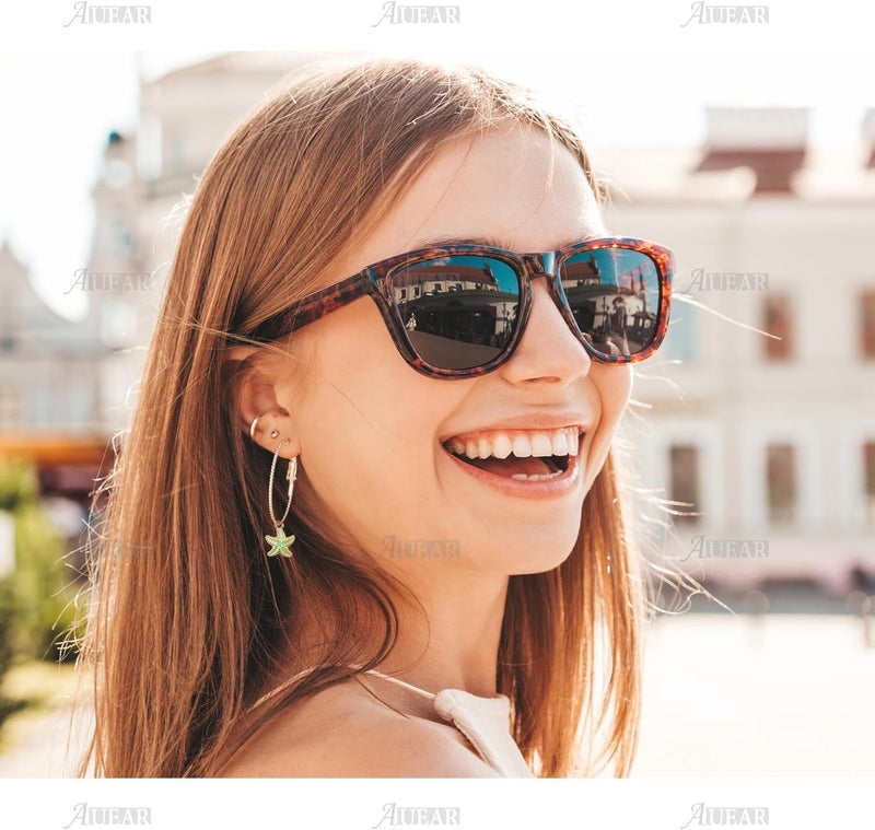 Excefore 30PCS Gold Plated Enamel Ocean Charms, Assorted Starfish, Conch Shell Pendants for DIY Jewelry Making, Ideal for Necklaces, Bracelets, Earrings, and Craft Accessories - Image 3