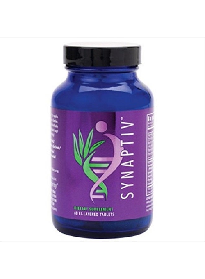 Synaptiv Brain Support - 60 Bi-Layered Tablets - 2 Pack - Image 1