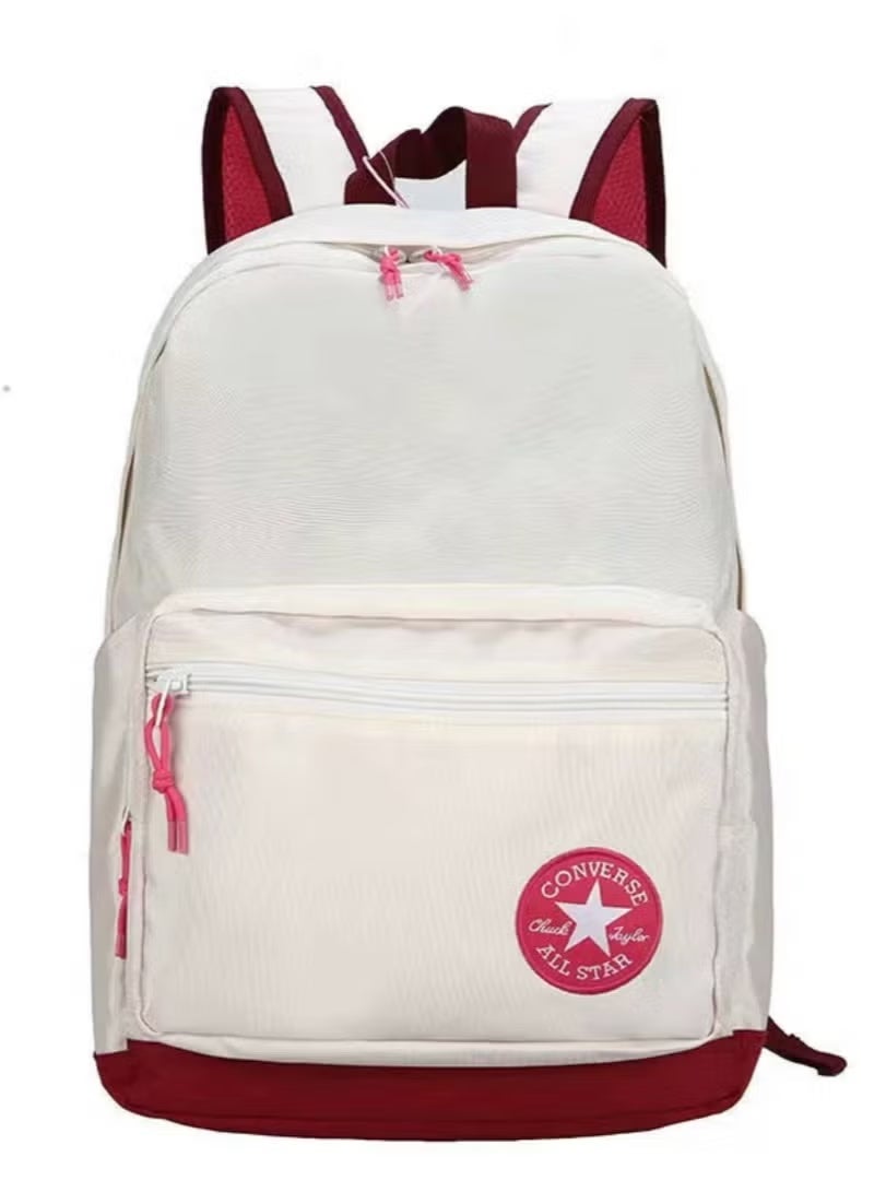 Converse Cream - Colored Backpack with Red Accents - Image 2