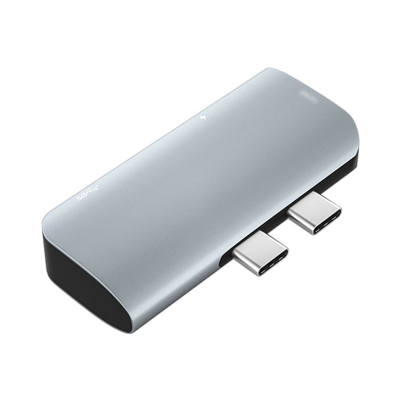 Usb C Hub 3-In-1 Aluminum Compact - Ultra-Fast 5 Gbps Data Transfer Thunderbolt 3 Hub for Travel On The Go Laptop Multiple Devices - Image 5