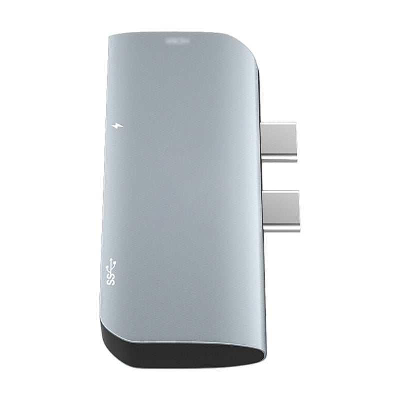 Usb C Hub 3-In-1 Aluminum Compact - Ultra-Fast 5 Gbps Data Transfer Thunderbolt 3 Hub for Travel On The Go Laptop Multiple Devices - Image 1