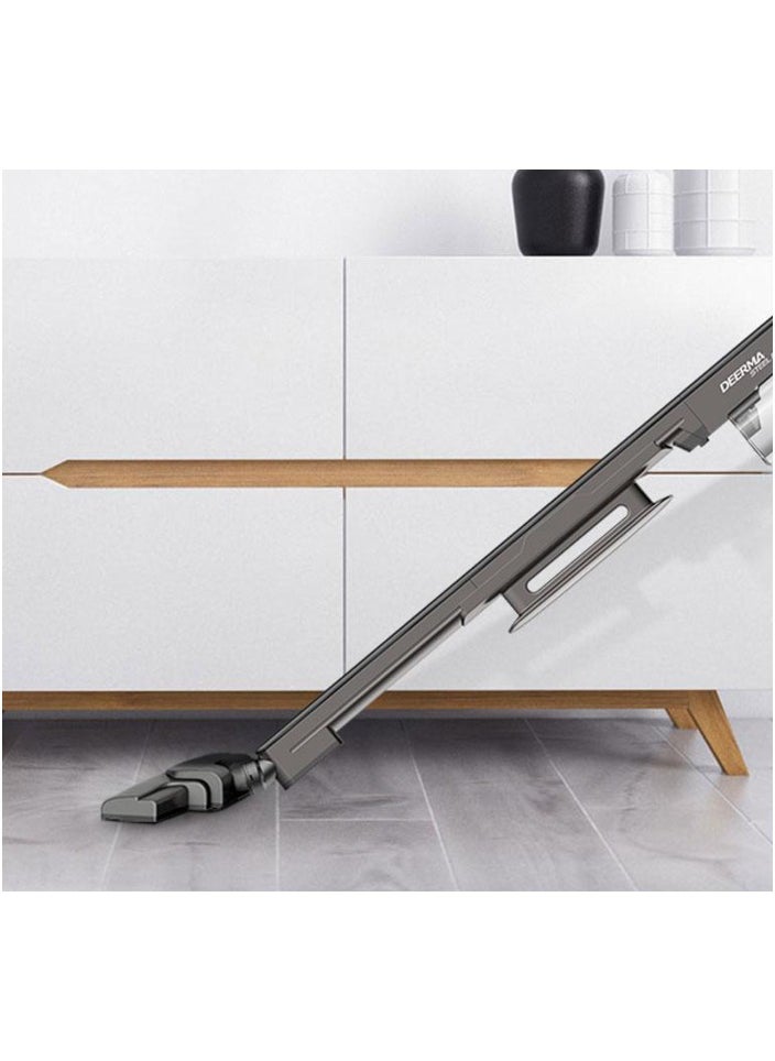 Dx700S 2-in-1 portable vertical vacuum cleaner with large capacity dust box low-noise triple filter dust collector unique and distinctive design latest version gray