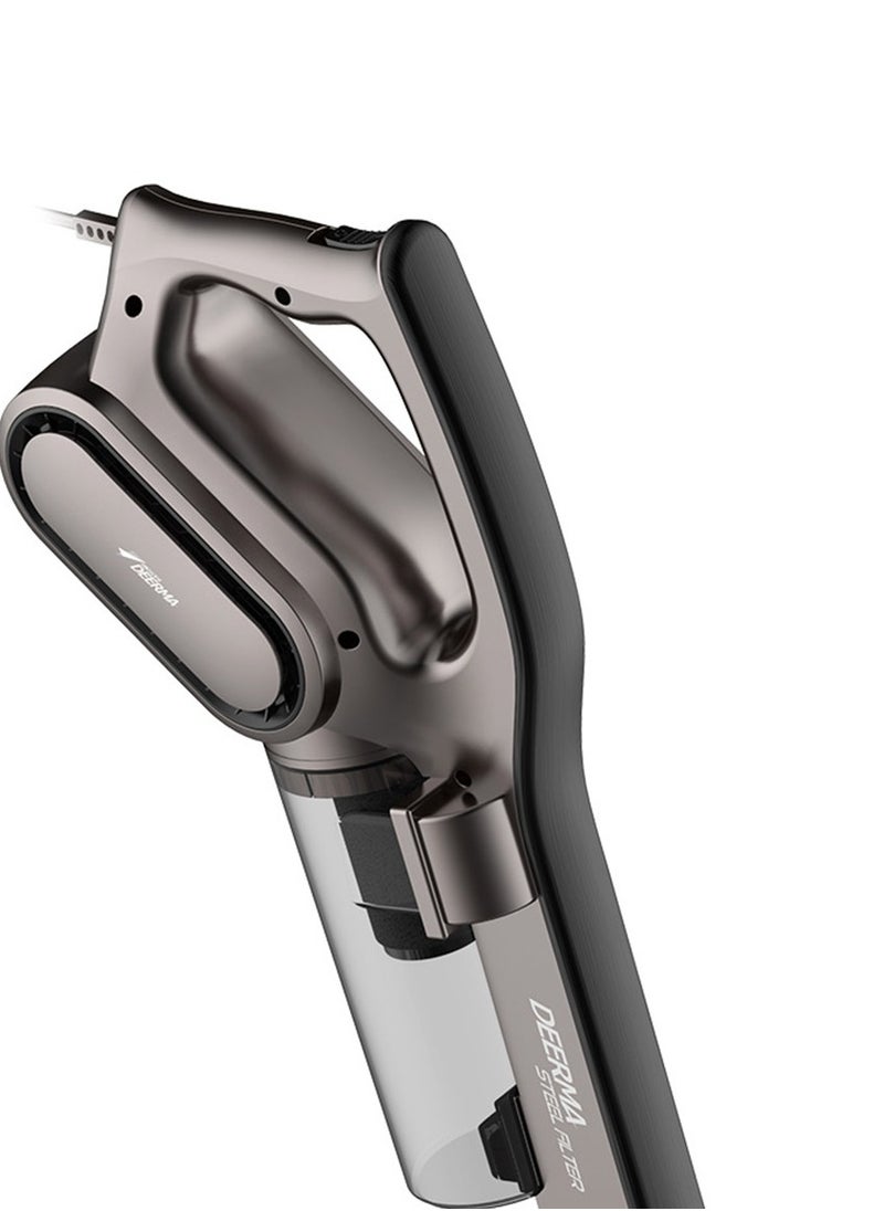 Dx700S 2-in-1 portable vertical vacuum cleaner with large capacity dust box low-noise triple filter dust collector unique and distinctive design latest version gray