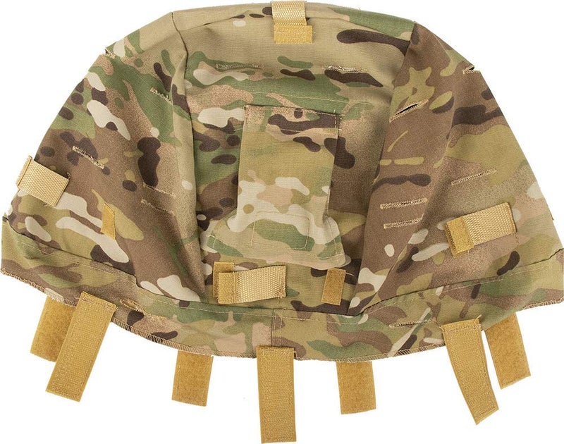 USGI Industries MICH/ACH Tactical Military Helmet Cover | Perfect for Paintball, Hunting, Shooting Gear | Multicam OCP (Small/Medium) - Image 3