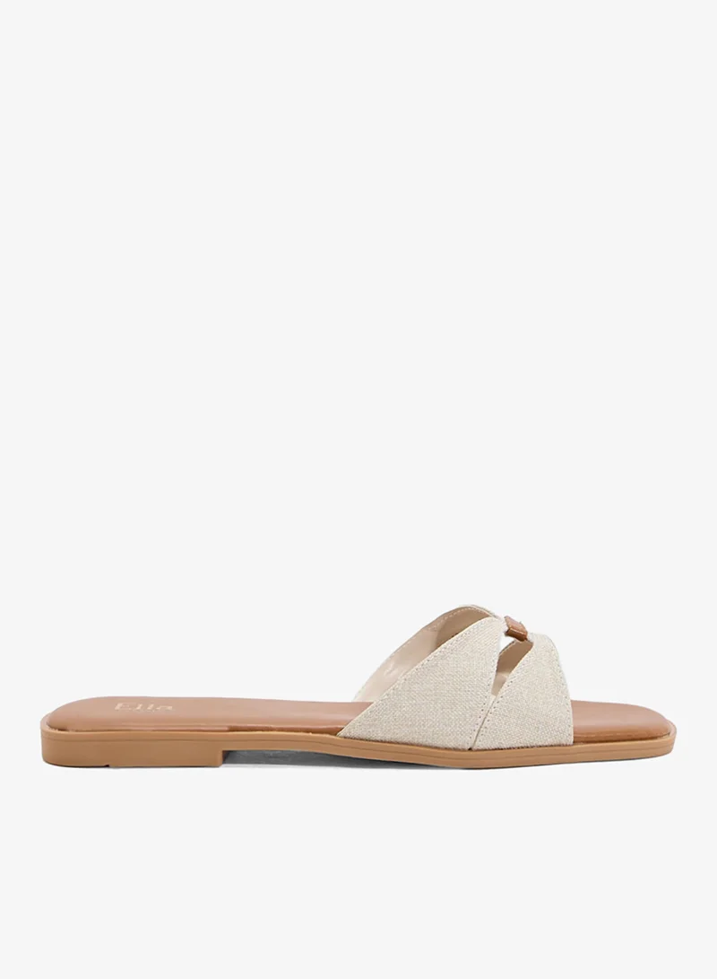 ايلا صندل نسائي مسطح