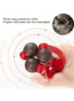 Generic Portable Finger Massager With 3 Rollers - Enhances Blood Flow, Reduces Swelling, Ideal For Arthritis Relief,Hand clip,Migraine And Tension Relief Acupressure Clip - Thumb Acupoint Massage  - Image 2