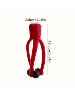 Generic Portable Finger Massager With 3 Rollers - Enhances Blood Flow, Reduces Swelling, Ideal For Arthritis Relief,Hand clip,Migraine And Tension Relief Acupressure Clip - Thumb Acupoint Massage  - Image 3