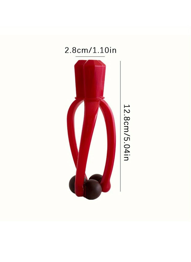 Generic Portable Finger Massager With 3 Rollers - Enhances Blood Flow, Reduces Swelling, Ideal For Arthritis Relief,Hand clip,Migraine And Tension Relief Acupressure Clip - Thumb Acupoint Massage  - Image 3