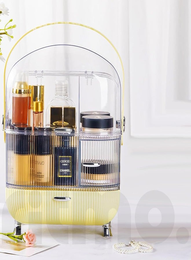 Ostin Makeup organizer with lid, Waterproof & Dustproof large makeup organizer for vanity,skin care make up organizers and storage. - Image 5