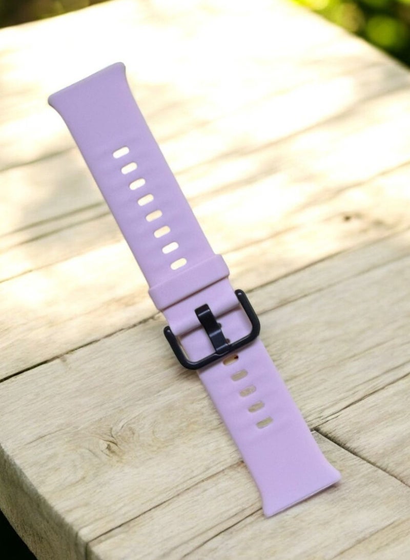 سوار سيليكون بديل لساعة هواوي فيت 4 برو 2025 جيد التهوية سوار رياضي من السيليكون الناعم، تصميم قابل للتعديل، لساعة هواوي فيت 4 برو 2025