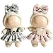 VVQUI 2 Pack Clothes for LABUBU 17cm Doll NO Doll Outfit for LABUBU Dress and Hairpin Set for LABUBU Dress Up Fashion and Premium Dolls Accessories for LABUBU - Image 2