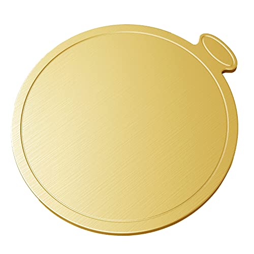 Hulless 100 Pcs Gold Cake Boards - Mini Round Cake Cardboard, 3.5 Inch for Mousse, Cupcake, Dessert, Decorating, 8cm - Image 3