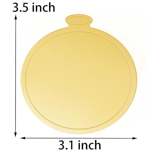 Hulless 100 Pcs Gold Cake Boards - Mini Round Cake Cardboard, 3.5 Inch for Mousse, Cupcake, Dessert, Decorating, 8cm - Image 2