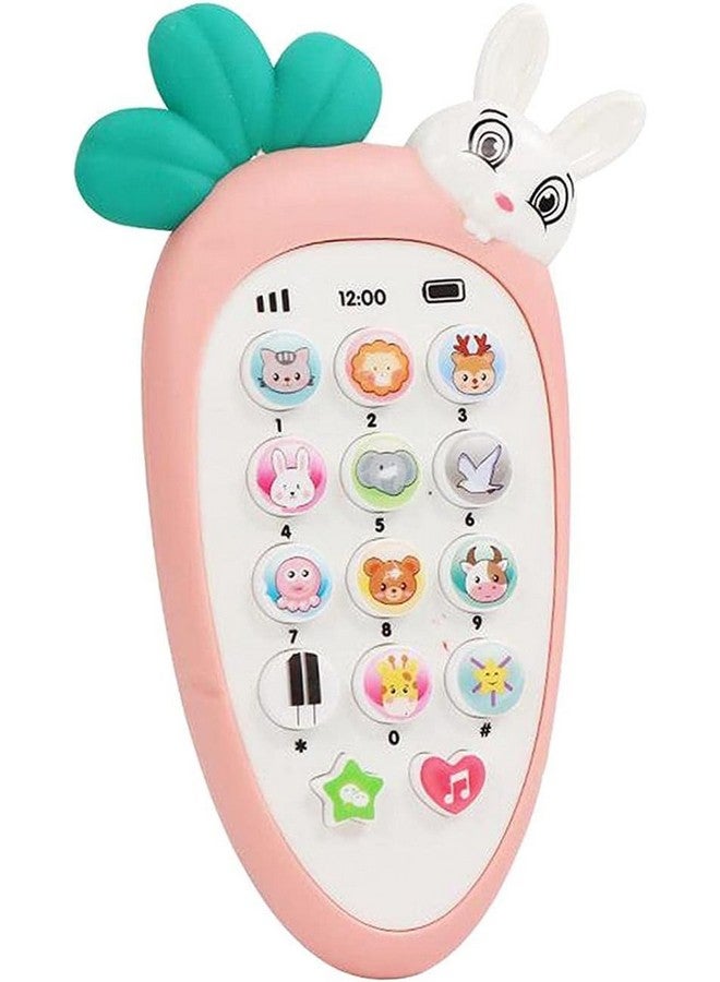 Niku Mobile Phone Musical Toy for Kids Baby Toddler | Carrot/Rabbit face | 20 Musical Animal Sound Toy | Birthday Party Gifts for Girl Boy (Multicolor) - Image 2