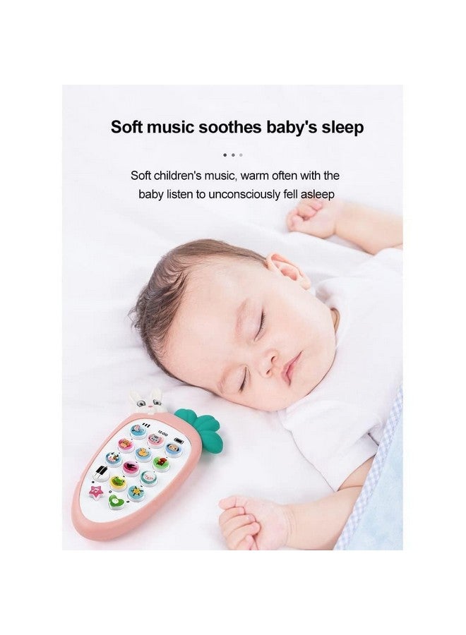 Niku Mobile Phone Musical Toy for Kids Baby Toddler | Carrot/Rabbit face | 20 Musical Animal Sound Toy | Birthday Party Gifts for Girl Boy (Multicolor) - Image 3