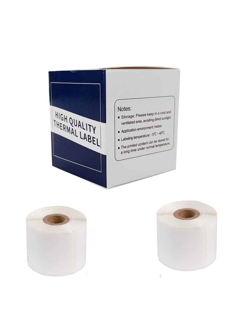 Terabyte Label rolls for M110/M110S/M120/M200/M220 Bluetooth Label Printers - Black on White Sticker Labels (30 x 40 mm 230 labels) - Image 1