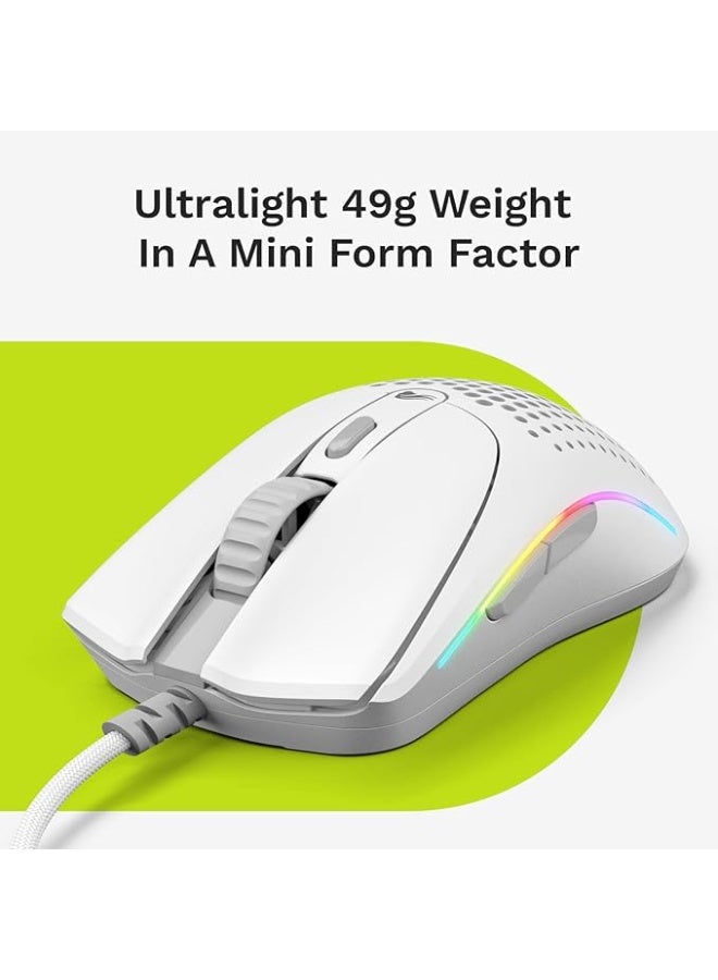 Glorious MOUSE GLORIOUS MODEL O 2MINI WIRED MATTE WHITE GLO-MS-OMV2-MW - Image 3