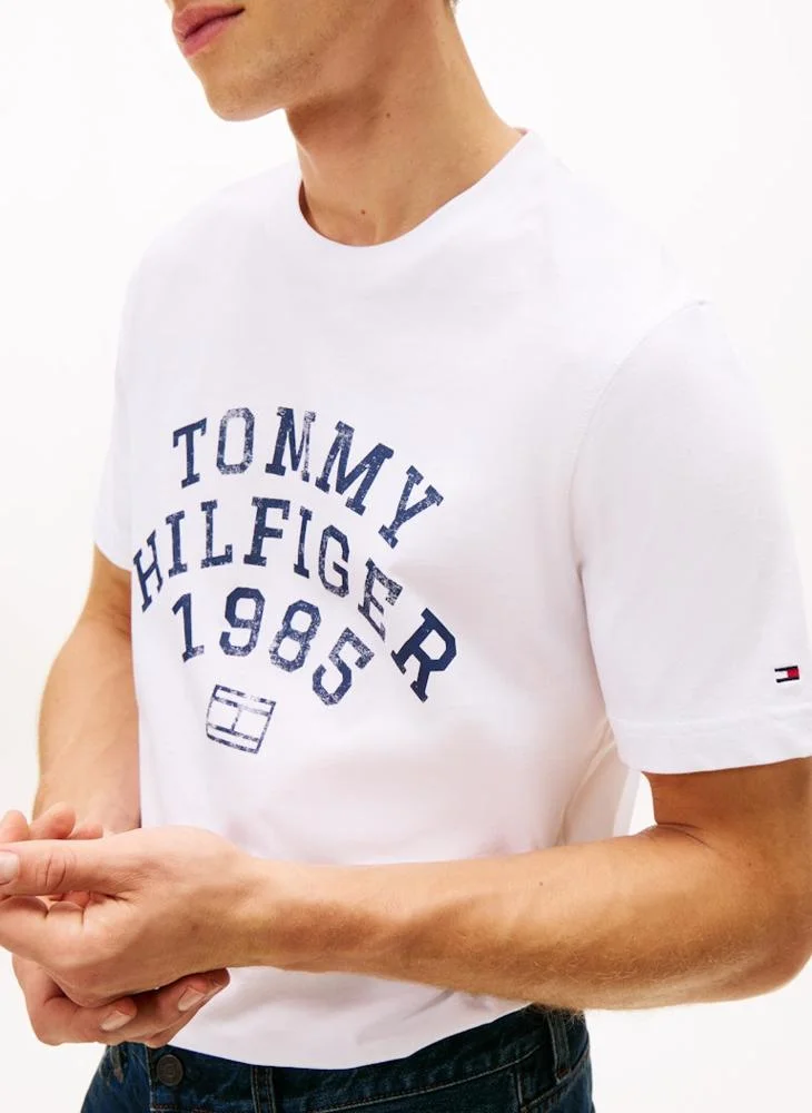 TOMMY HILFIGER  Logo Crew Neck T-Shirt for Men | Best Price UAE