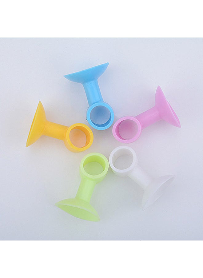 1Pc Silicone Door Suction Punching Free Anti-collision Glass Buffer Door Resistance Toilet Door Wall Suction Mixed  - Image 2