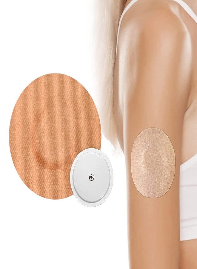 HANNEA® 30 PCS Adhsive Tape for Freestyle Libre Sensors, Waterproof Precut Sensor Covers, Flexible Sensor Patch Stickers Pad for Libre Enlite Guardian - Skin Color - Image 1
