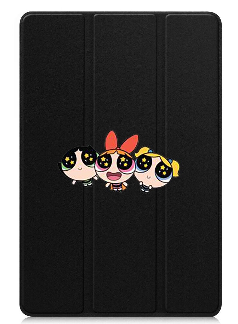 Theodor Protective Flip Case For Huawei MatePad SE 11 (2024) With Trifold Stand Auto Wake Sleep Shockproof Cover Super girls - Image 1